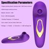 Powerful Suction Cup Clitoral Sucking Vibrator Clitoral Nipple Oral Vacuum Stimulating Massager for Female Masturbation Sex Toy