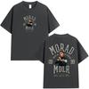 Rapper Morad MDLR T-Shirt 2026 Sommer Herren Hip Hop Retro Mode T-Shirt Lässig Baumwolle Oversized Rundhals T-Shirt Street Y2K