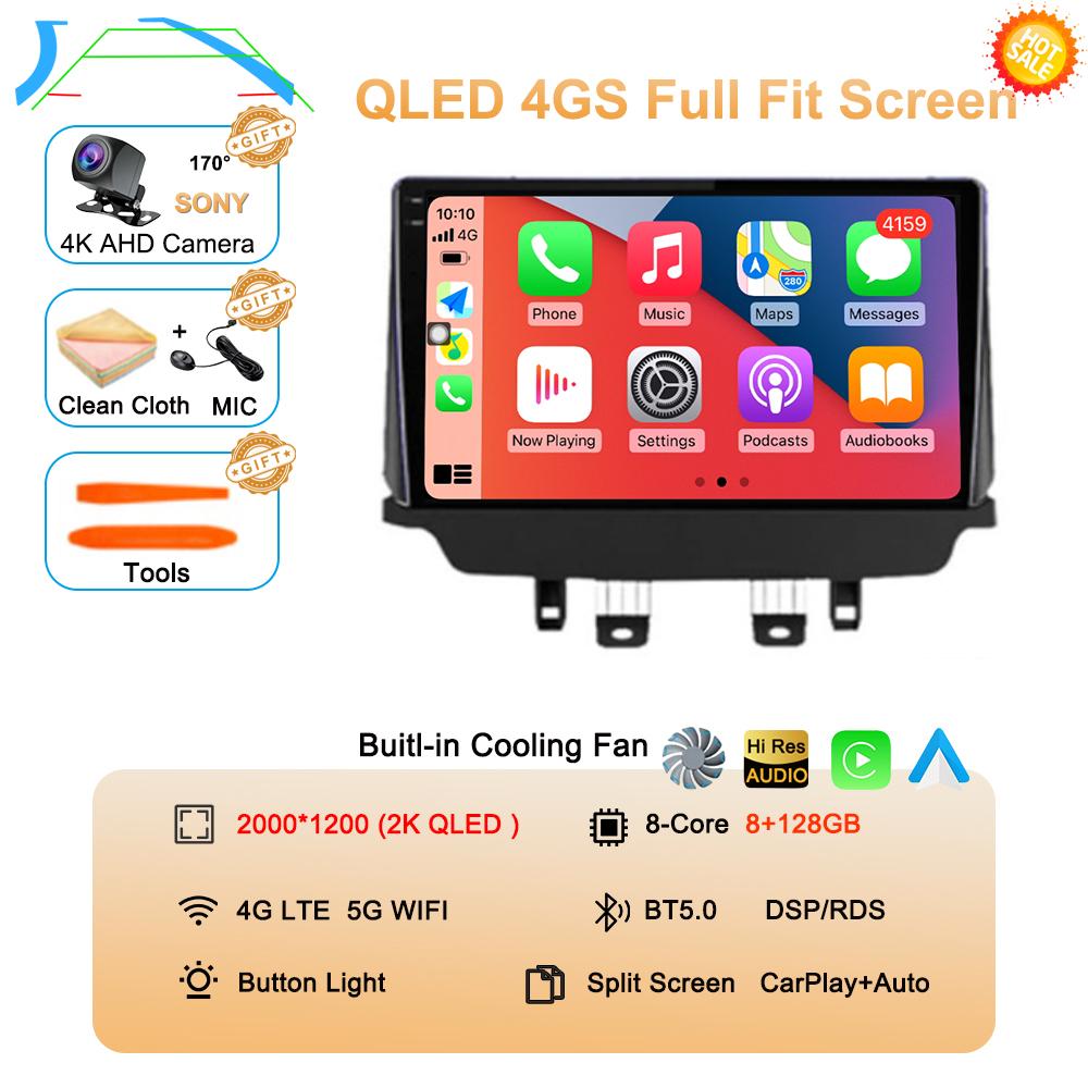 Car Radio Android 14 For Mazda CX-3 CX3 Mazda 2 DK 2014 - 2021 Multimedia Video Player QLED GPS Navigation Wireless Carplay Auto