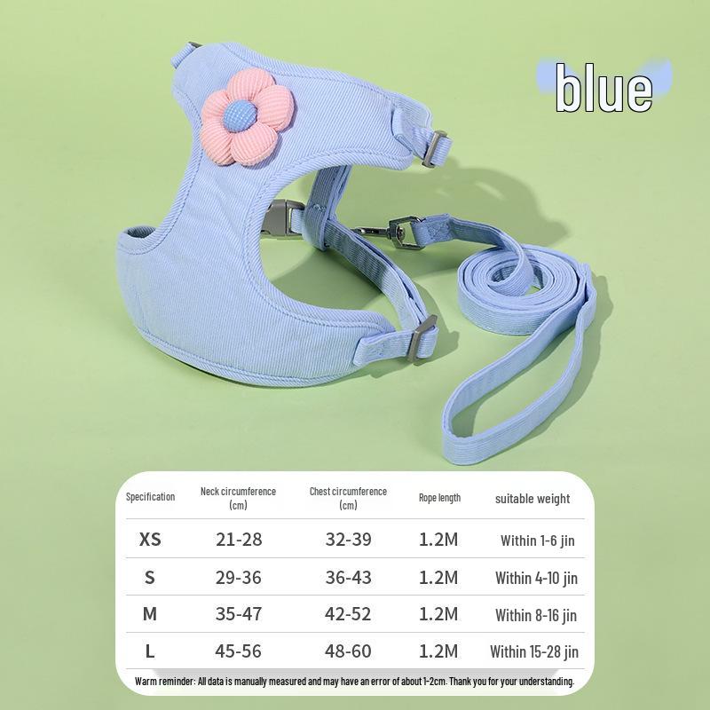 Popular Pet Dog Leash and Harness Set