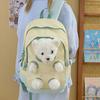 Bear Large Capacity Student School Bag Junior High School High School Student Backpack Travel Backpack