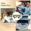 Universal Car Visor & Dashboard Sunglasses Holder – One-Hand Quick Clip, Scratch & Shockproof Eyewear Case Car Storage Organizer