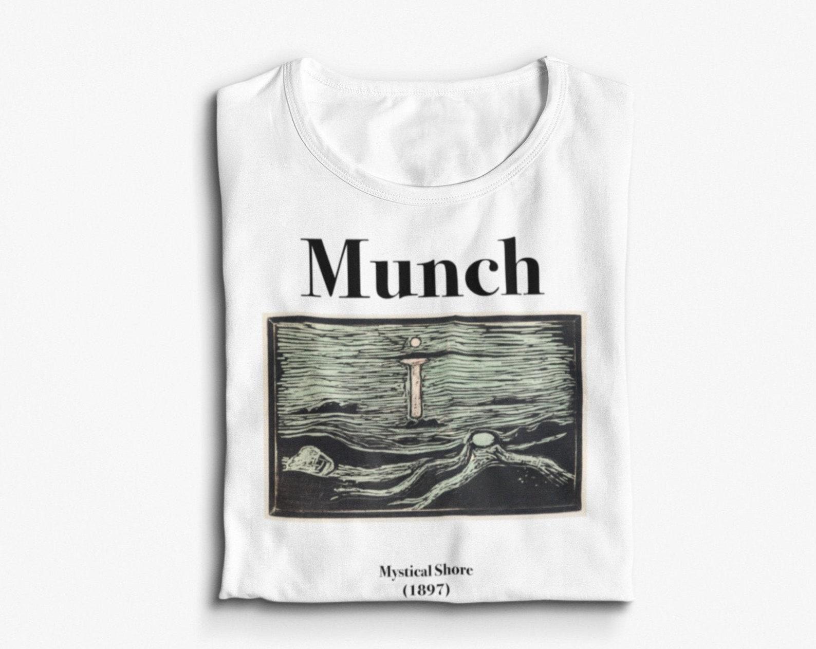 Mystical Shore (1897) by Edvard Munch T shirt - The MET Museum - The Scream - Art - Painting 3XL