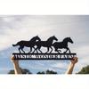 Custom Metal Horse Sign Ranch Decor Unique Barn Gift
