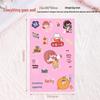 2025 Waterproof Christmas Cartoon Stickers: Internet Celebrity Logos, Self-Adhesive Transparent Labels