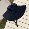 Outdoor Hiking Hat Women'S Summer Sun Hat Big Eaves Sun Protection Bucket Hat Hiking Camping Shade Western Cowboy Hat Men