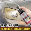 100ML Ceramic Headlight Repair Spray | Premium Automotive Tools - Removes yellowing and oxidation, restores clarity, and provide