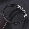 Double Leather Wrap Braided Wristband Cuff Punk Men Women Hot Surfer Bracelet Bangle Couples Jewelry BB1089