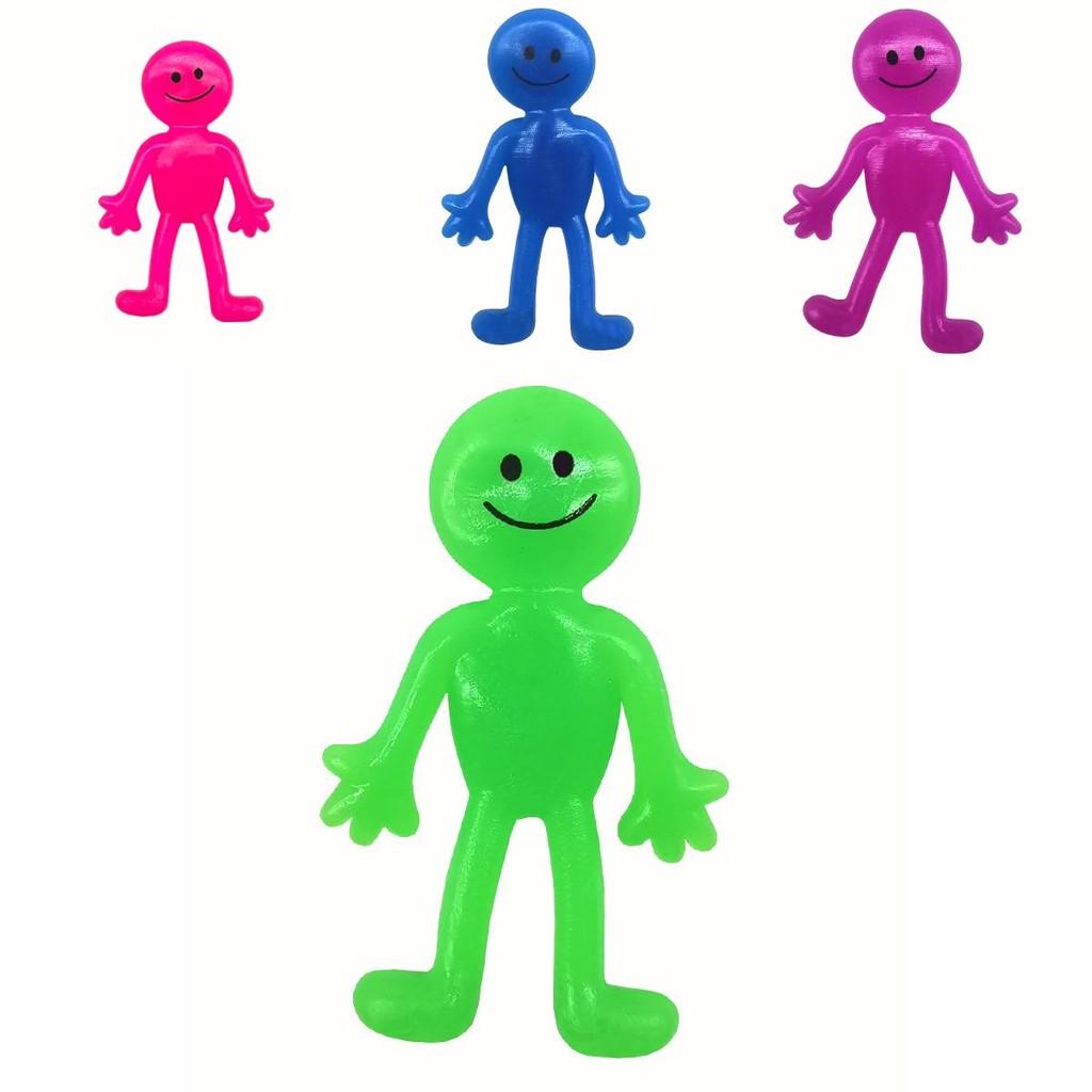 Tpr Smiley Face Doll Toy Stretchable And Stress-relieving Figure For Children Teens And Adults
