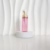 60ml Red Translucent Mousse Dispenser: Cosmetic Brush Foam Bottle for Face Wash and Travel Use