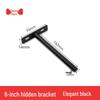 T-Shaped Hidden Shelf Brackets for Concealed Wood Board Support