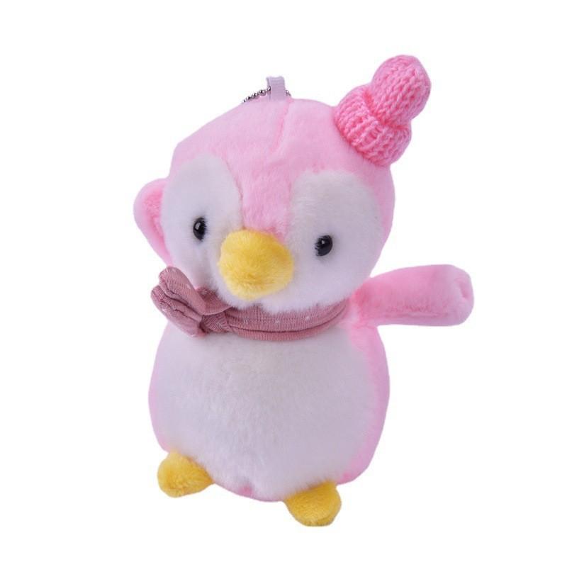 Charming New Little Penguin Plush Toy Keyring Fluffy Bag Accessory Perfect Gift