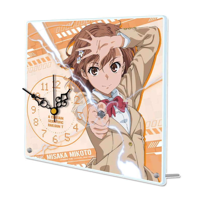 

Seasonal Plants A Certain Scientific Railgun T Acrylic Table Clock 190mm x 190mm Acrylic