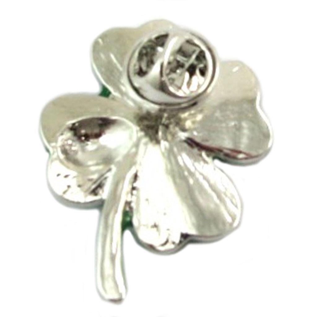 Les Trésors De Lily [P7442] - Autorska broszka „Lilipoupettes” (koniczyna) zielona - 35x25 mm