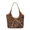 Fashion leopard print shoulder bag women's autumn and winter new simple retro women's bag versatile casual tote bag