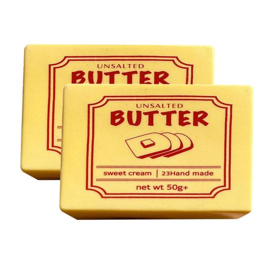 Butter Bread Stress Relief Toy Slow Rising Soft Squeeze Ball Realistic Butter Stick Slow Rebound Sensory Toy for Anxiety Relief And Relaxation Gift
