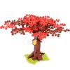 City Street View Plant Grass Bird Nest Big Tree Set Assemble Building Blocks Toys For Children City Plant Kids Gifts