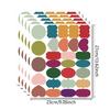 280Pcs Reusable Removable Chalkboard Labels Sticker In Various Shape and Color for Household and Office Labeling Needs