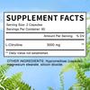 L-Citrine 3000mg Supplement, L-Arginine, Nitric Oxide, 120 Capsules