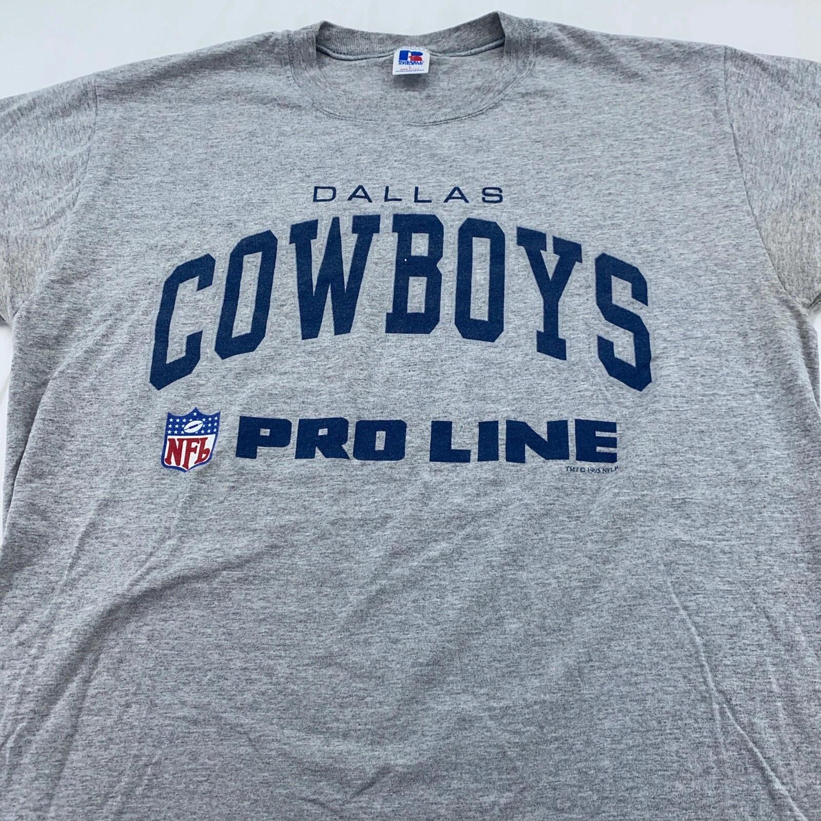 

vintage 90s DALLAS COWBOYS PRO LINE T-Shirt XL football NFL S