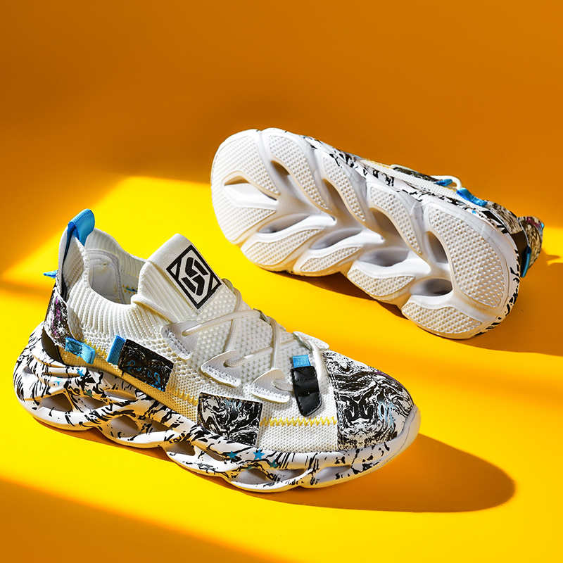 Fashion Demi-season Net Luxurious Sneakers Loafers Tennis Skateboarding Man Green Sports Shoes High Tech New Season Jogging