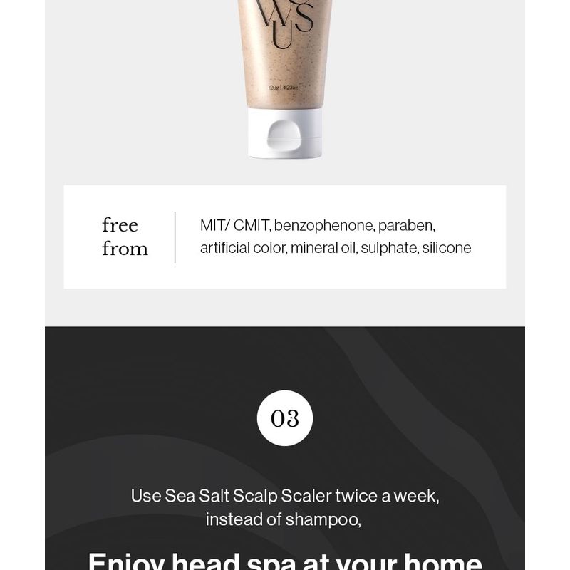 GROWUS - Sea Salt Therapy Scalp Scaler Jumbo