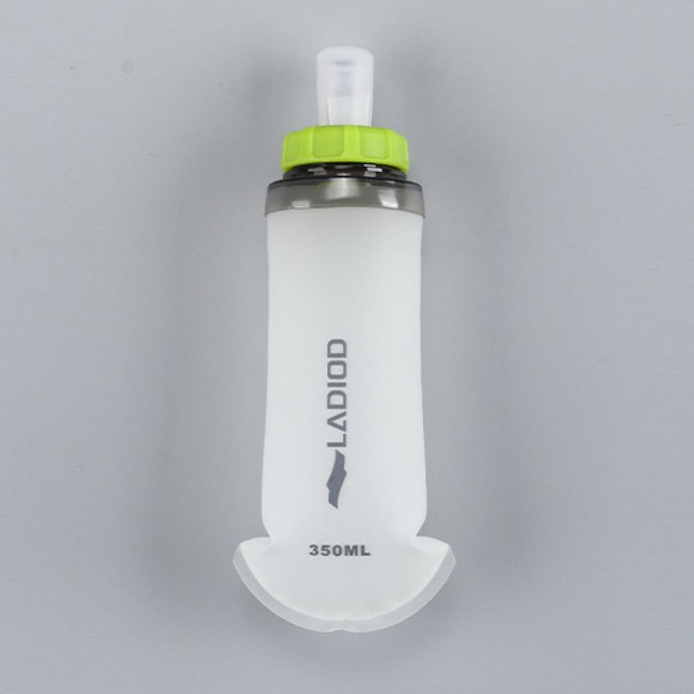 350ml Folding Soft Sport Bottle Thick Design Foldable Water Bag Soft Sports Water Bottle  Jogging