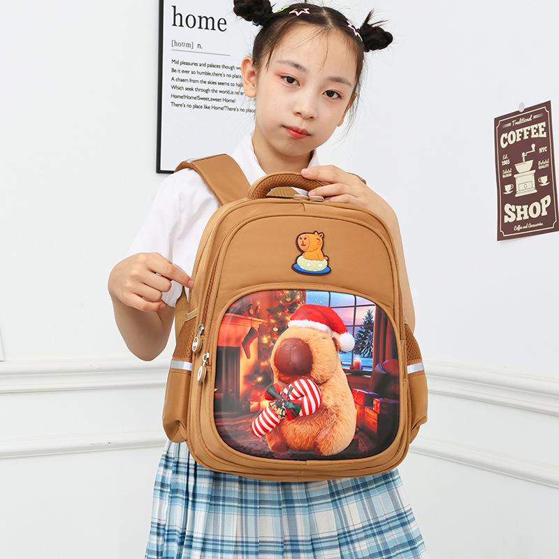 School bag cartoon new primary school students lightweight versatile backpack grades 1-3