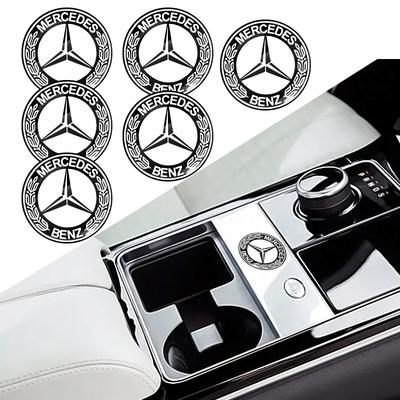 Car Lock Keyhole Stickers Door Lock Protect Car Stickers For Mercedes Benz AMG W212 W205 W246 W177 W176 W213 GLC GLE GLS ML Welcome Laser Projection