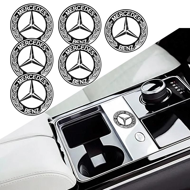 New Car Sticker Lock Keyhole Stickers Door Lock Protect Auto Styling For Mercedes-Benz C500 C200 C300 A B C E GLA CLA GLK GL ML GLE V177 W247 W207