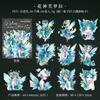 10 Pcs Flower Fairy Theme PET Shell Bare Hand Ledger Angel Figure Decorative Paper Stickers Scrapbooking Accessories