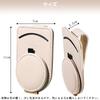 SAMCOS Car Storage Sunglasses Clip Car Glasses Clip Protect Glasses Card Storage Clip Leather Look Easy Installation (Beige)