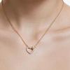 Swarovski Heart Pendant Necklace Women Necklace Gold 5636449