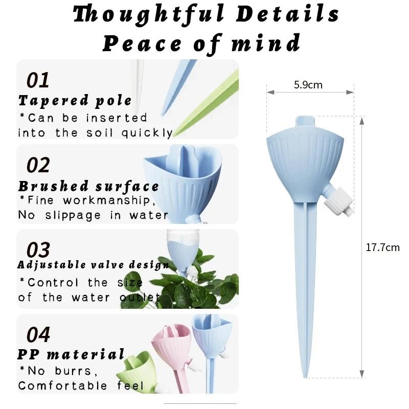 Adjustable Watering Irrigation Device Water Seepage Device Timed Automatic Watering Drip Irrigation Flower Pot Lazy God Device