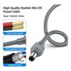 1 Stück Mini-USB-C-Buchse auf DC-Netzteil-AC-Netzkabel - Transformator-Konverter für Starlink