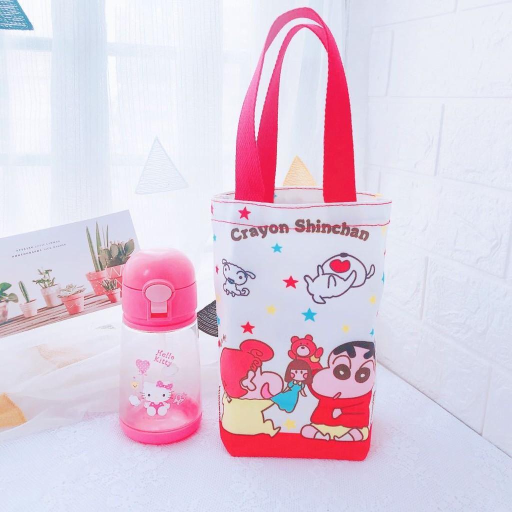 Cartoon Shin Chan Insulated Canvas Bag For Picnic And Carrying Casual