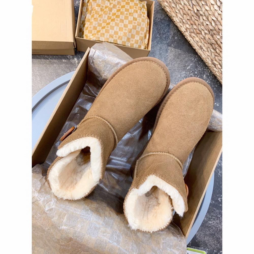 

Женские водонепроницаемые зимние ботинки на толстой подошве для осени и зимы 40 малиновый