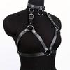 Verstellbarer Brustgurt aus hohlem PU-Leder für Strand, Party, BDSM-Vorspielspaß zu zweit – Cosplay und intimes Sexspielzeug für Erwachsene