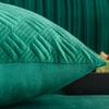 Solid Green Red Sofa Cushion Velvet Pillow Tender Comfortable Living Room Car Decoration 45x45cm Home Simple Daily All-Purpose