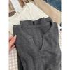 Niche versatile loose collar with long-sleeved knitted sweater women's spring temperament soft waxy and thin bottoming top