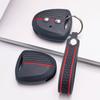 Key Shell Cover for Toyota Hilux Yaris Corolla Rav4 Vigo Vitz Echo Old with Keychain Anti-Scratch Guard Shockproof Protection Soft Grip Texture