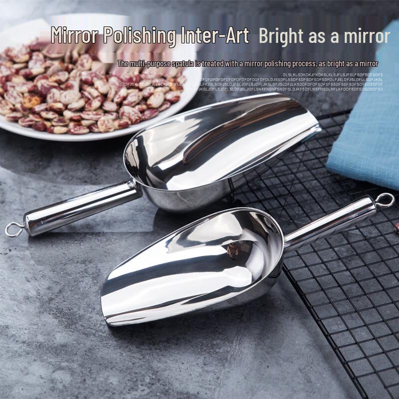 Thickened Stainless Steel Ice & Popcorn Scoop
