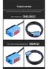Square Photoelectric Sensor with Diffuse and Mirror Reflection - E3Z-D61/D62/R61