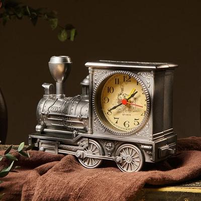 Plastic Retro Artistic Train Trucks Auto Ornaments Classic Car Toy Figurine Decoration Wooden Handmade Home Office Cabinet Decor
