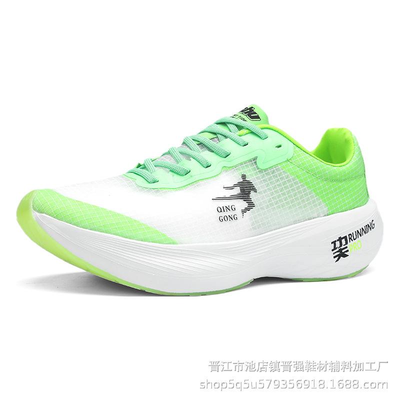 

Men s and women s carbon plate soft-soled running shoes fashion new sports non-slip lightweight casual racing training running trendy shoes 44
