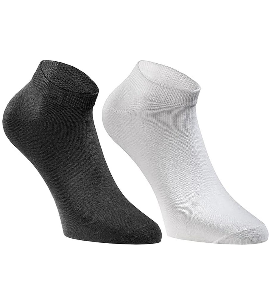 Jack&Jones Unisex Short Socks 6-Pack Black/6-Pack White [12260511 BLK/WHT] sizes 43-46