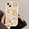 Soft Silicone Phone Case IPhone 17 Pro 16 15 Max 14 11 With Cute Cartoon Design Anti Drop Full Coverage