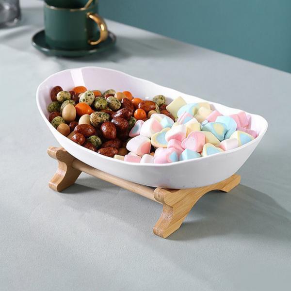 Excellent Fruit Serving Bowl Elegant Sturdy Fruit Serving Bowl Shelves Display Stand Luxury   for Dining Table