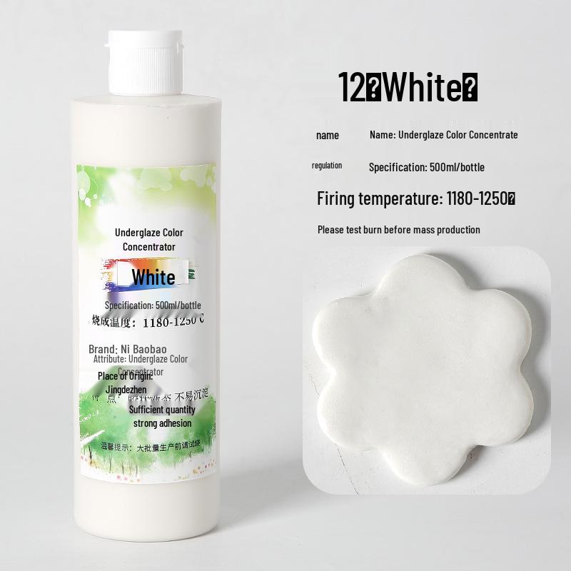 Ceramic Underglaze Concentrate 500ml – Medium Temp Pigment for Pottery Painting