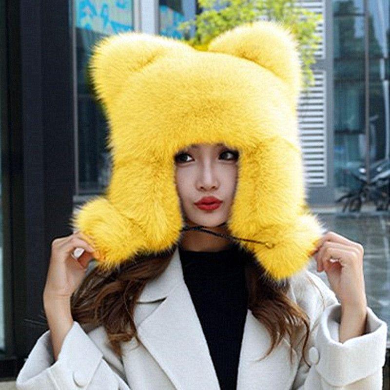 Protetores de Orelha de Guaxinim Chapéus de Pelúcia de Pele de Guaxinim Chapéus de Outono e Inverno para Homens e Mulheres